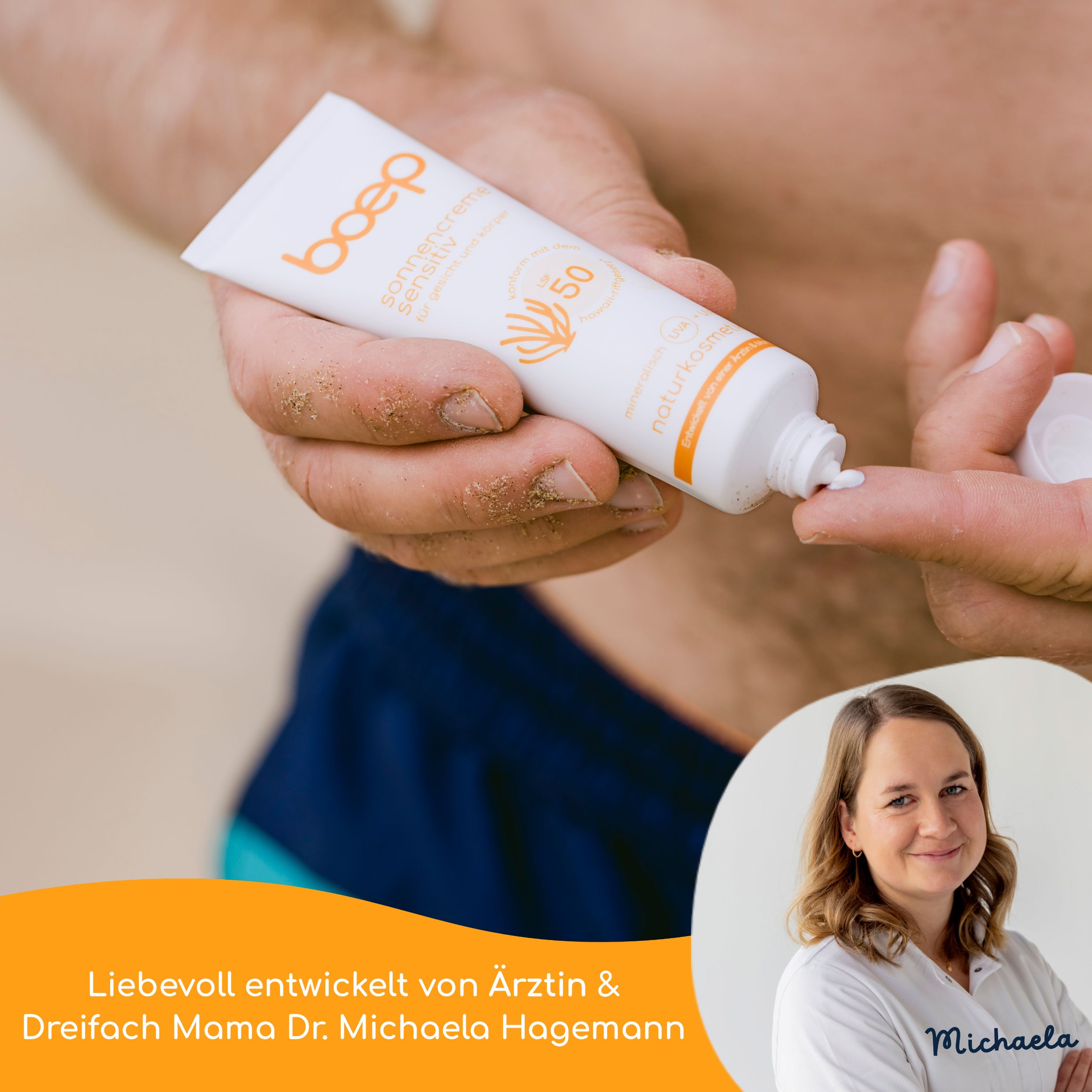 das boep Sonnencreme Sensitiv LSF 50