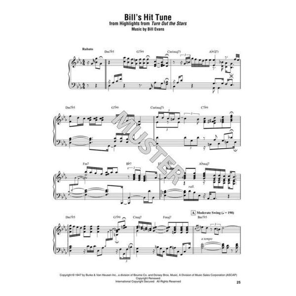 Hal Leonard Bill Evans Omnibook Piano