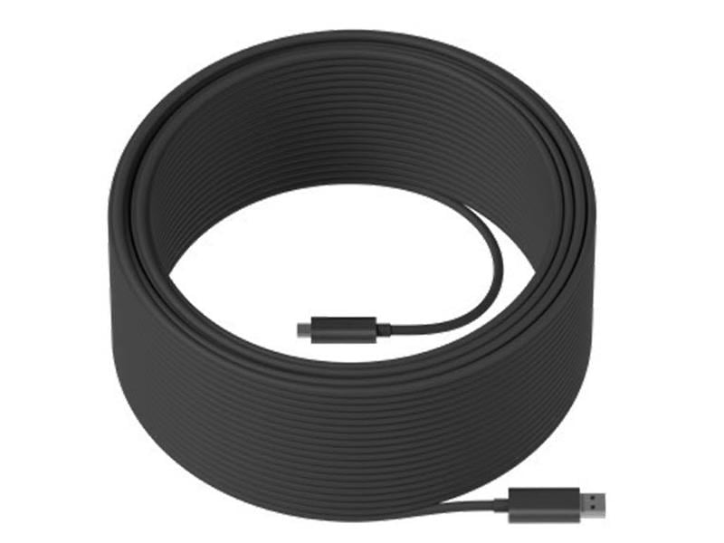 Logitech Strong USB Kabel 10 m Extralanges SuperSpeed USB-Kabel mit 10 Gigabit pro Sekunde
