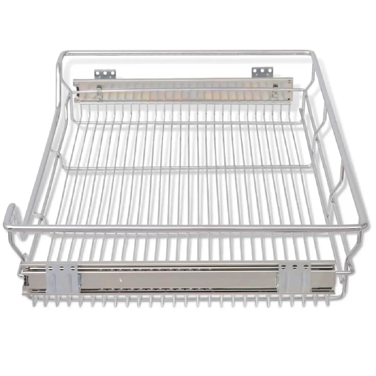 VidaXL Panier Métallique Argenté 2 pcs