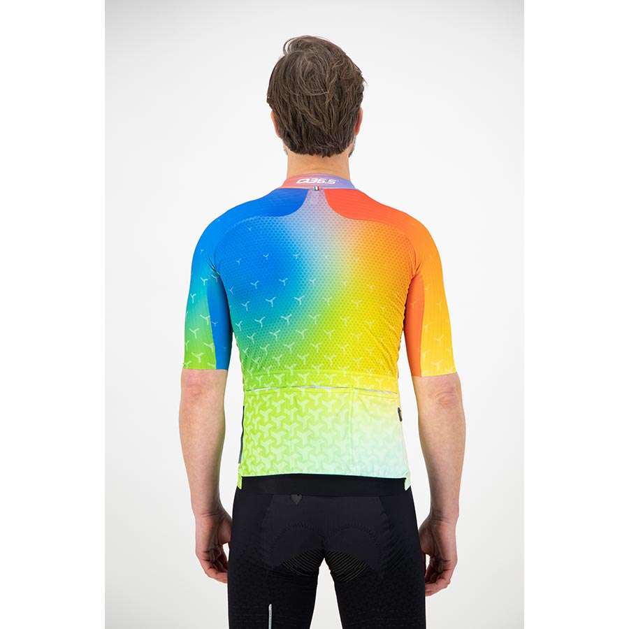 Q36.5 R2 Good Vibes Fietsshirt Korte Mouwen Multicolor Heren