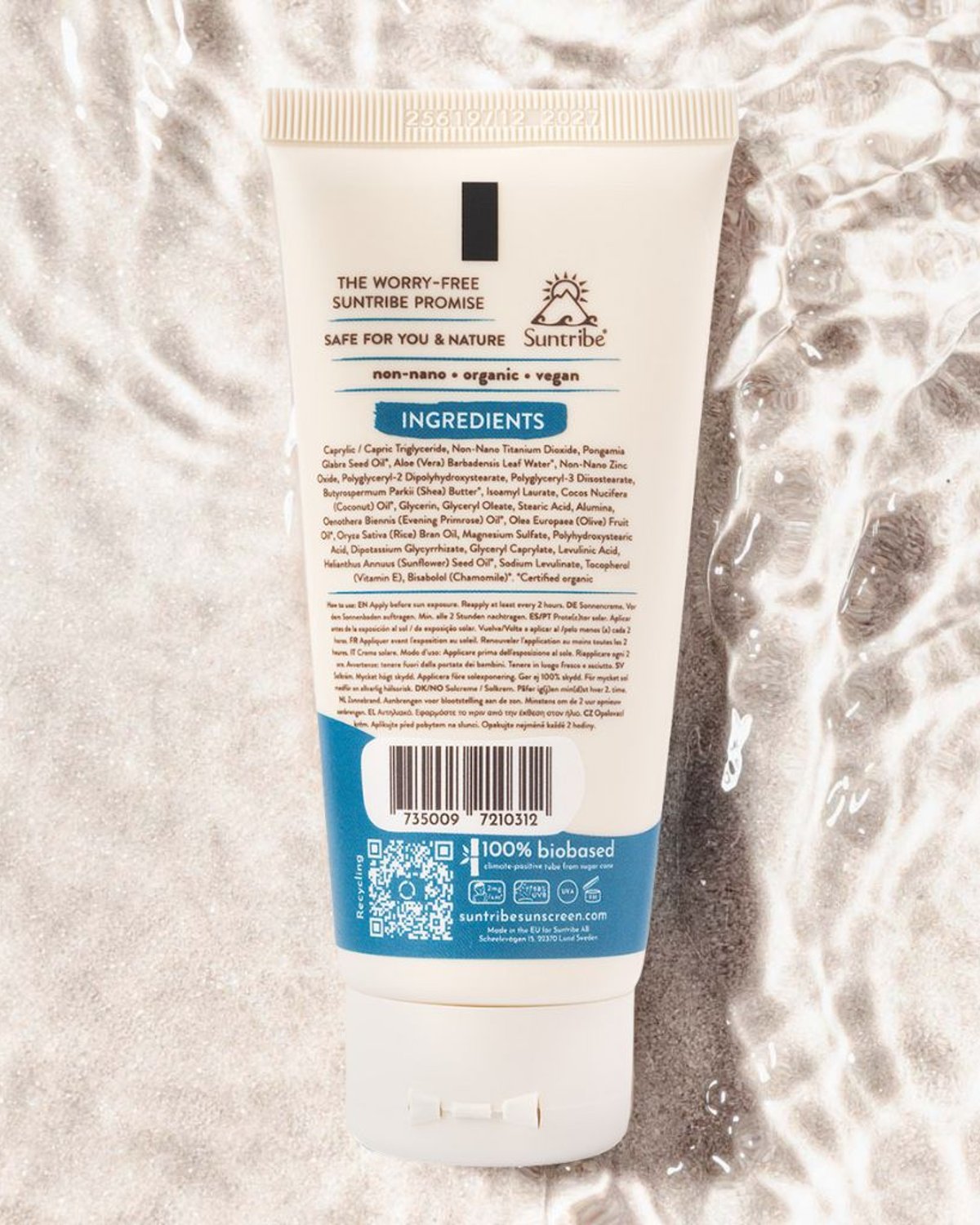 Solkrem Active SPF50 – Mineral, 100% Naturlig – Miljøvennlig | 100ml