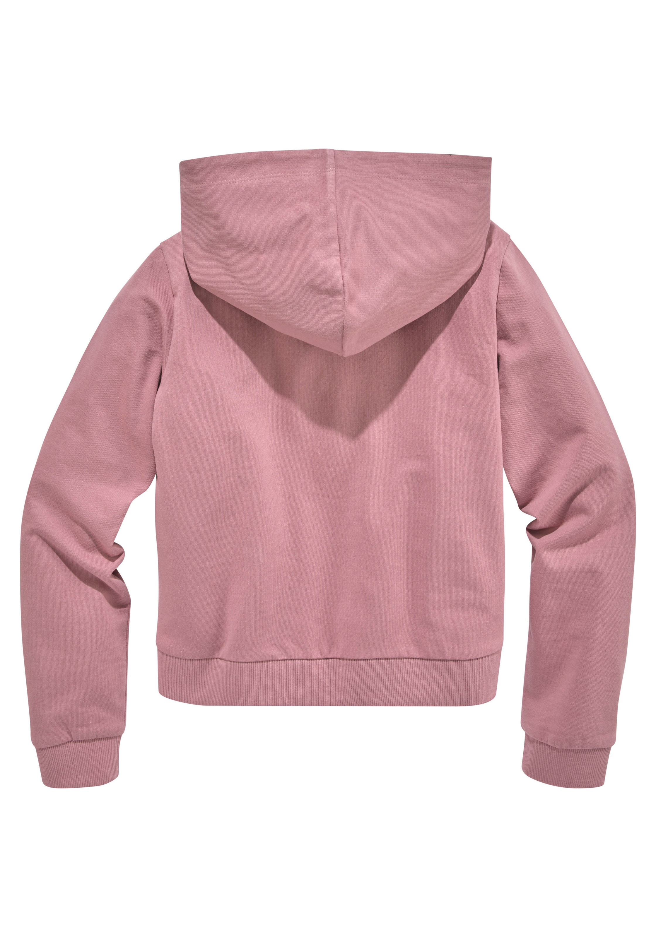 KIDSWORLD Kapuzensweatshirt »NYC Paris London - Stickerei«, Langarm,  gerade Passform,  bedruckt,  Kapuze,  aus Baumwolle