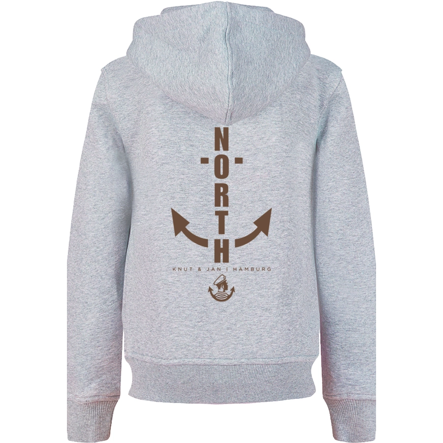 F4NT4STIC Hoodie North Anker Knut & Jan Hamburg heather grey
