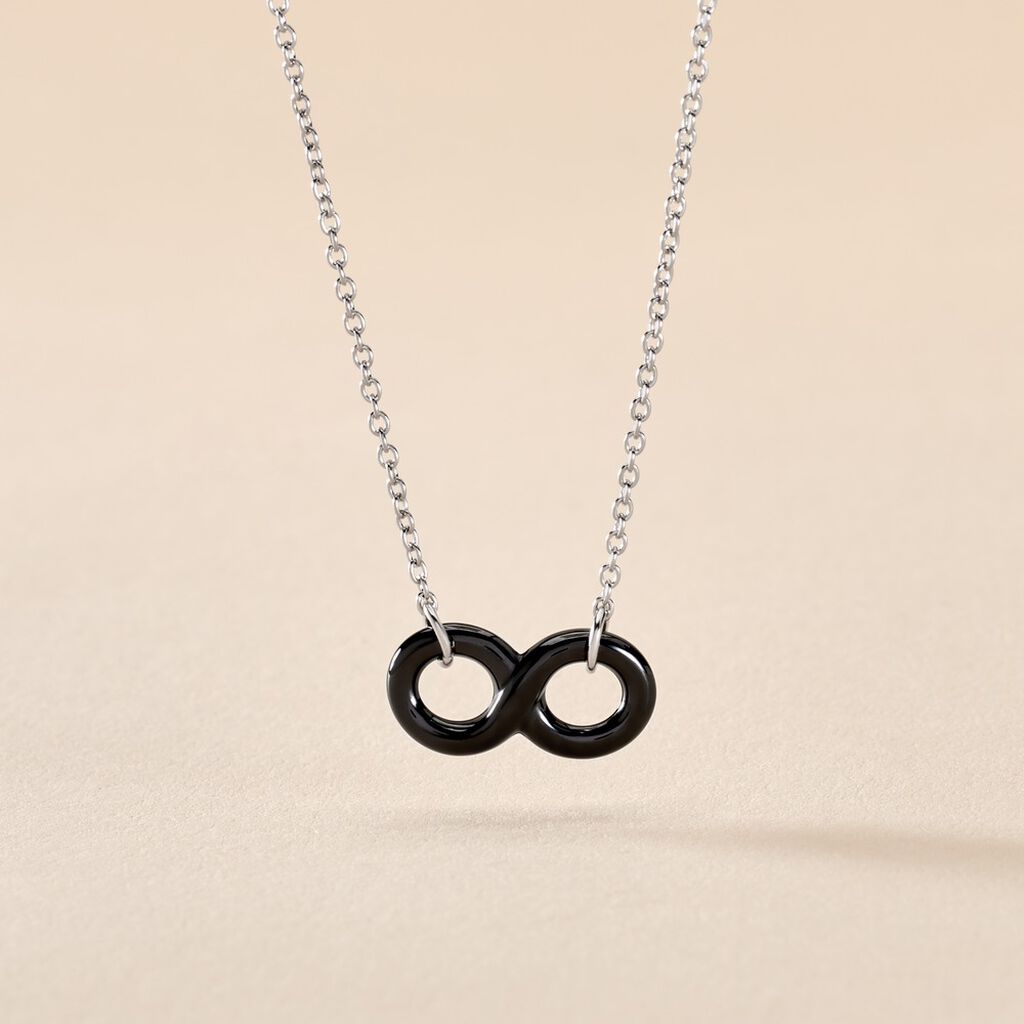 Collier Alicia Argent Blanc Céramique