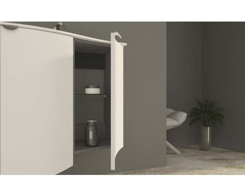 Onderkast Onda Wit Mat 34 cm x 65 cm links