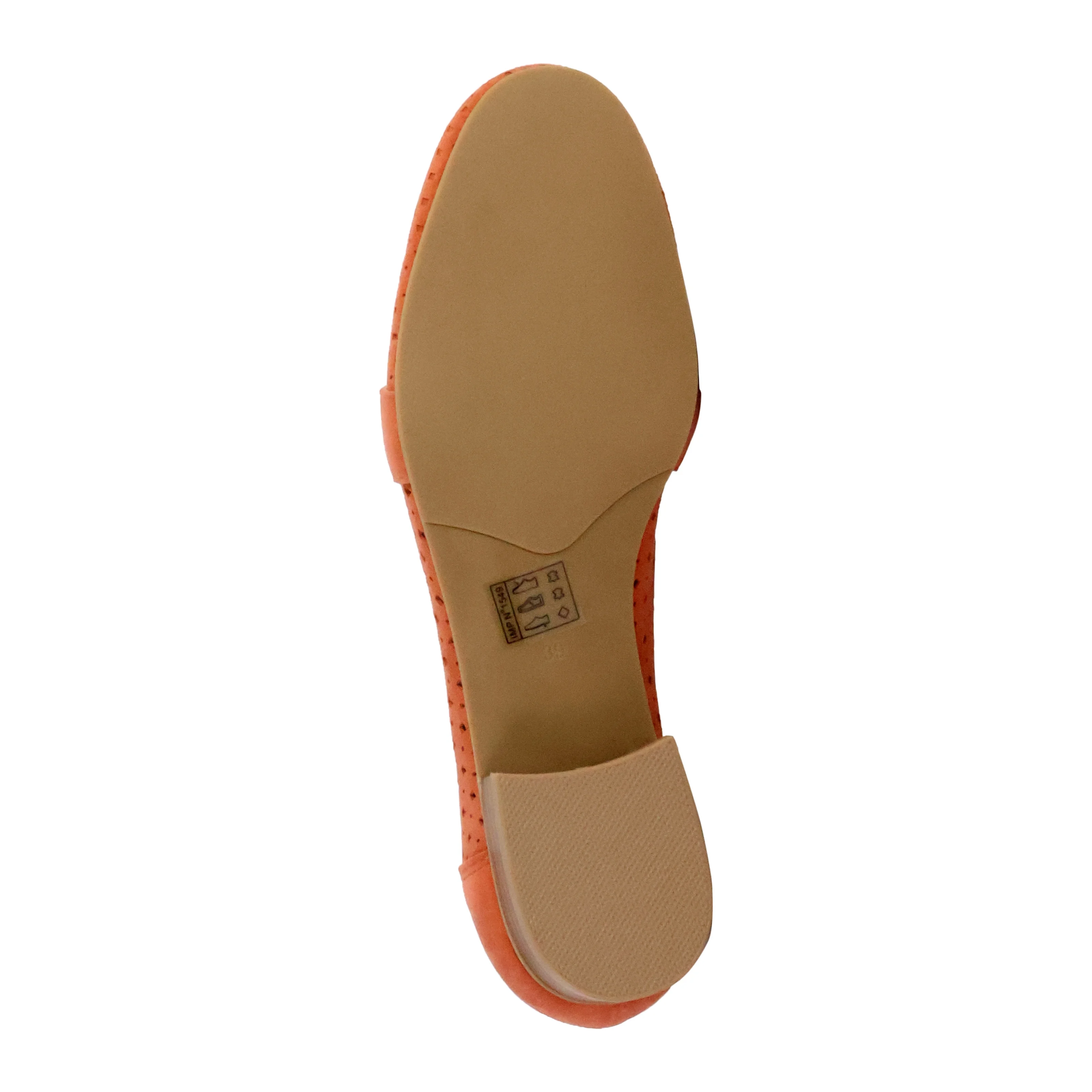 Mocassins en cuir Joude | Orange