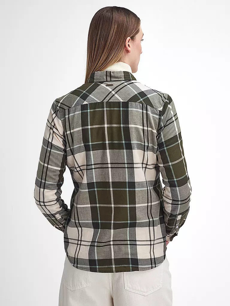 BARBOUR Bluse BREDON olive