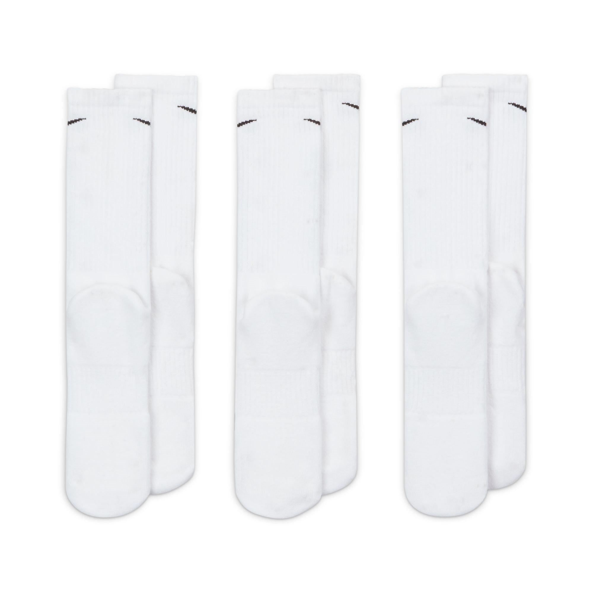 Nike Everyday 3 Pack Cotton Cushioned Crew Socks