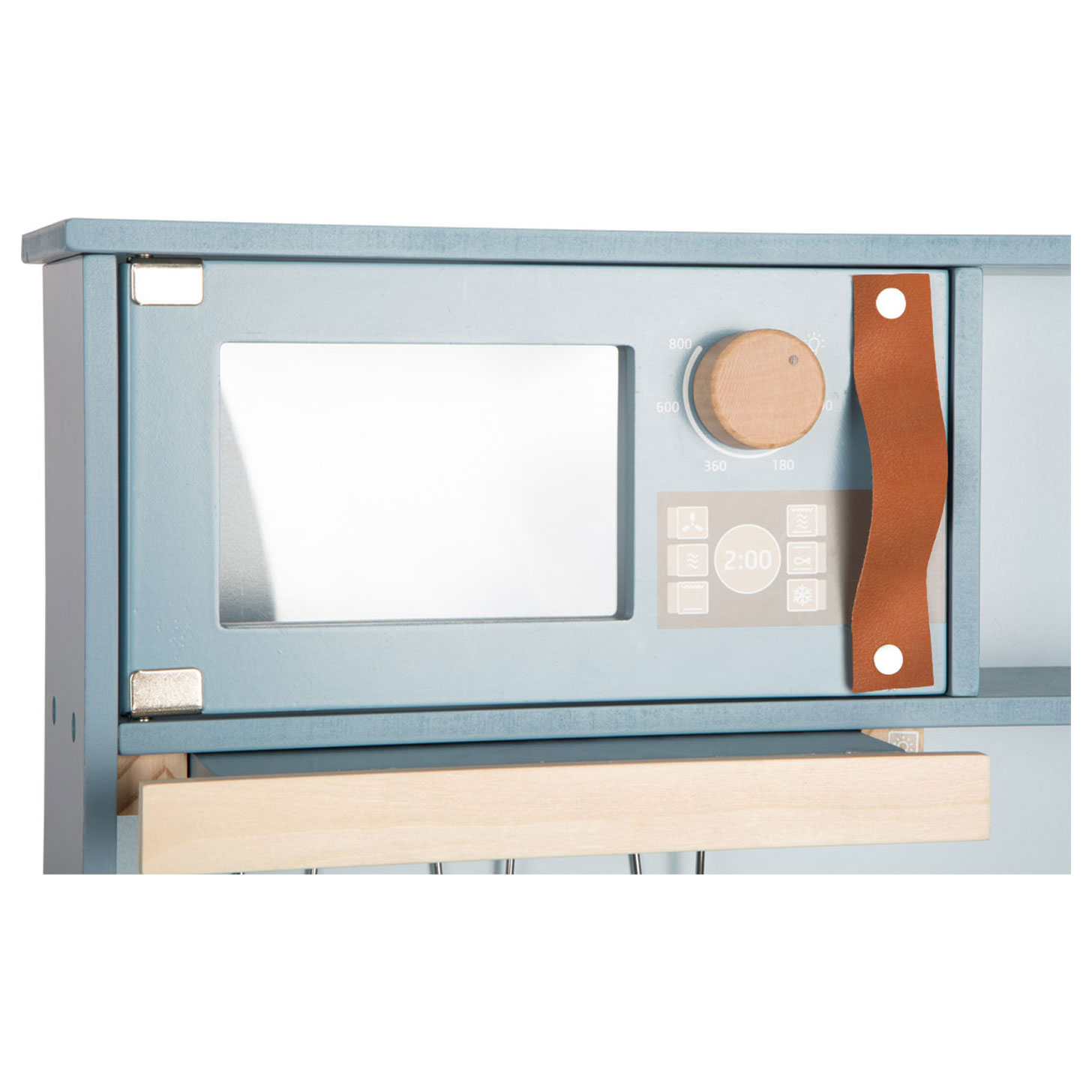 Small Foot-Houten Kinderkeuken Blauw, 7dlg.