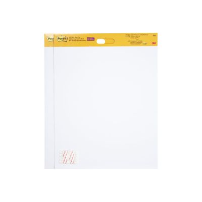 Post-it Meeting Charts - Bloc de 20 feuilles Super Sticky grand format - pour affichage mural