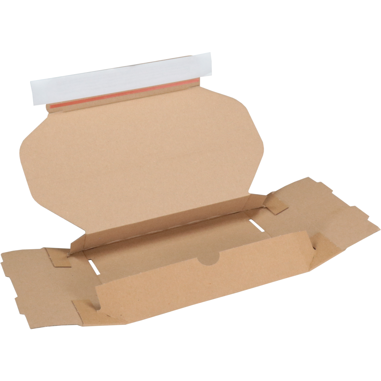 SendProof® Postpakketdoos, golfkarton, 192x155x43mm, bruin