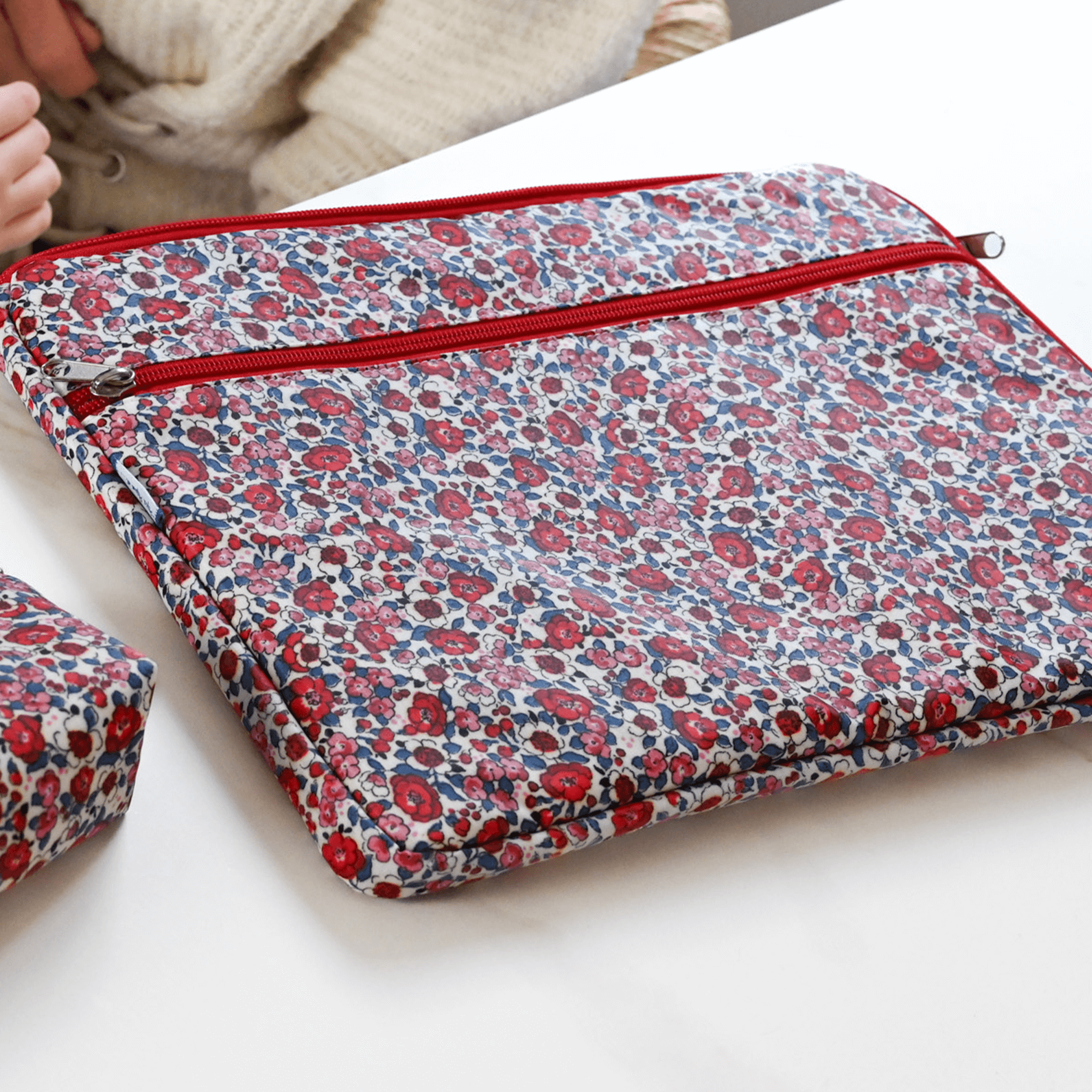 Pochette Ordinateur 13 Pouces Rouge Corolle