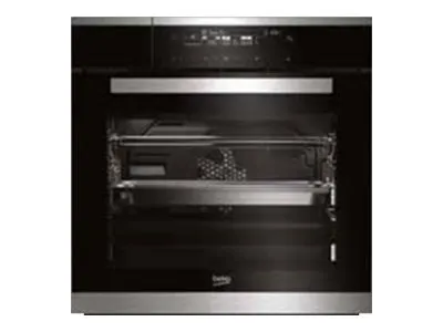 Beko BIDM15500XDS - Ovn - til indbygning - niche - bredde: 56 cm - dybde: 55 cm - højde: 59 cm - med selv-rengøring - Klasse A