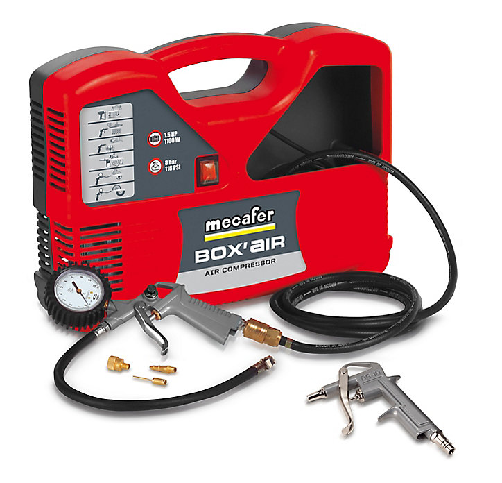 Compresseur Mecafer Box'air + 5 accessoires