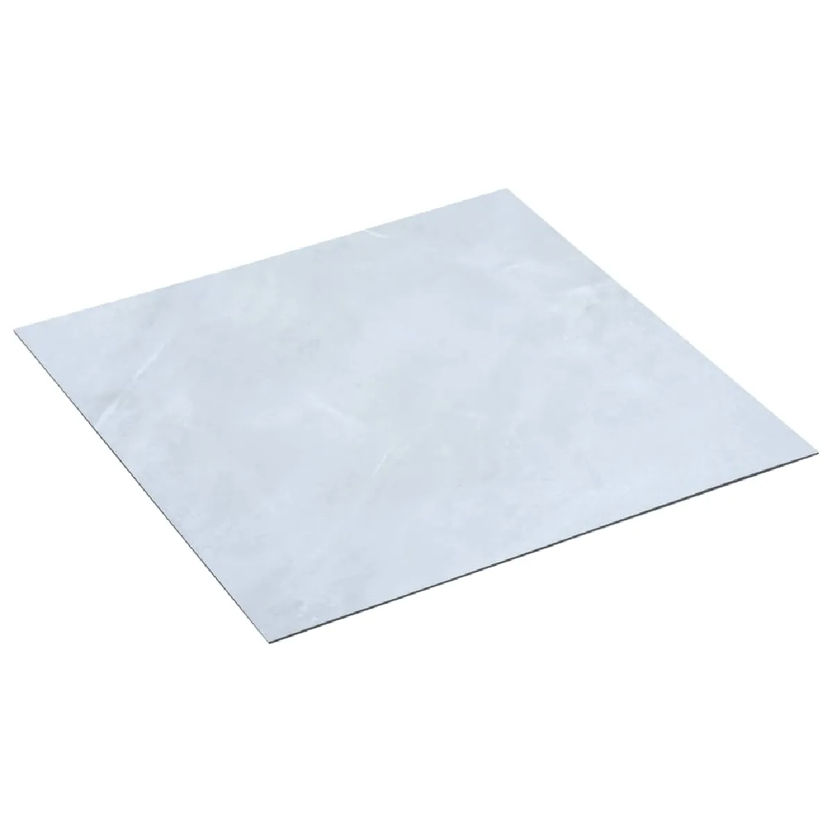 VidaXL Dalles de Plancher - 5,11 m² PVC Blanc