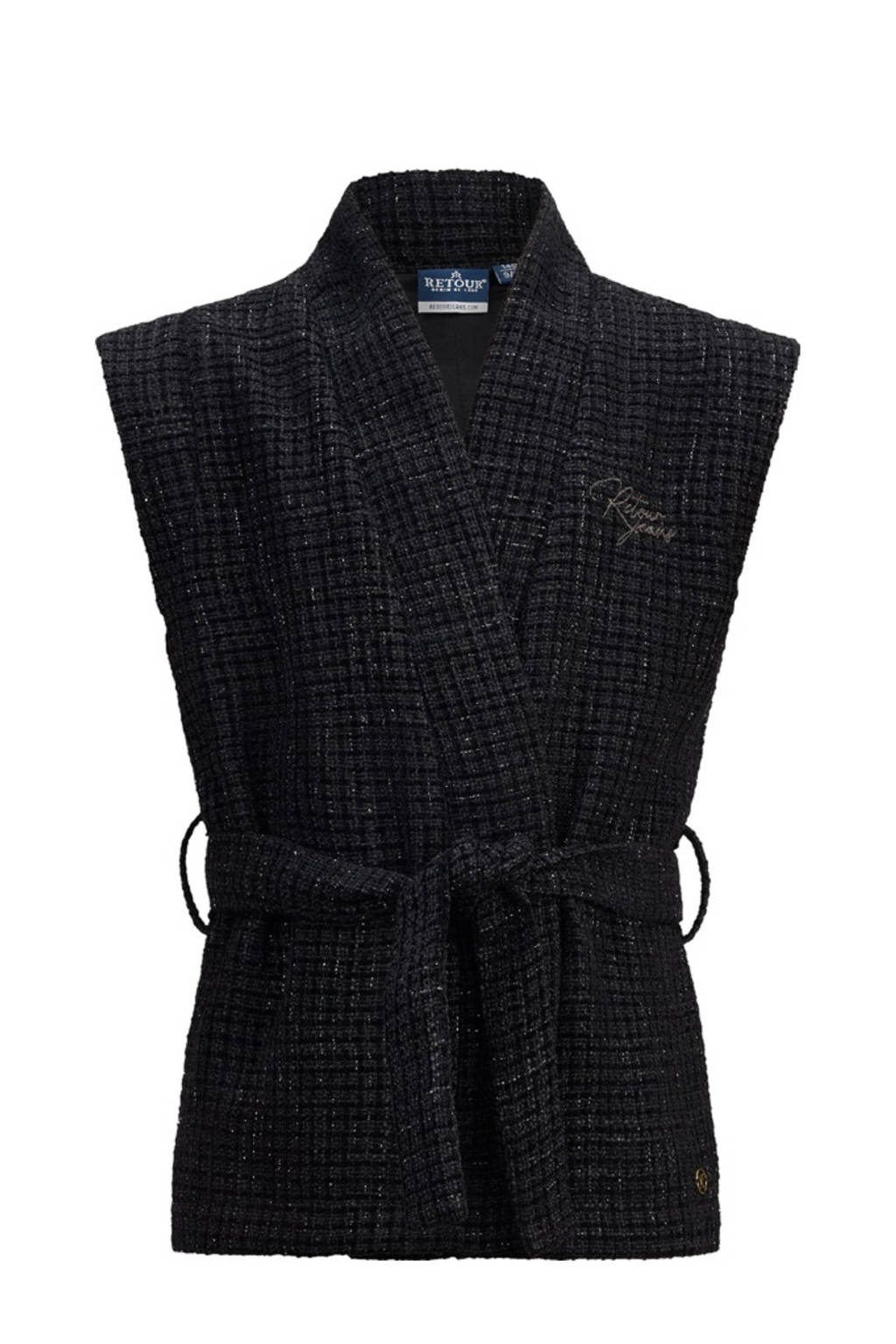 Retour Jeans gilet Hilal zwart
