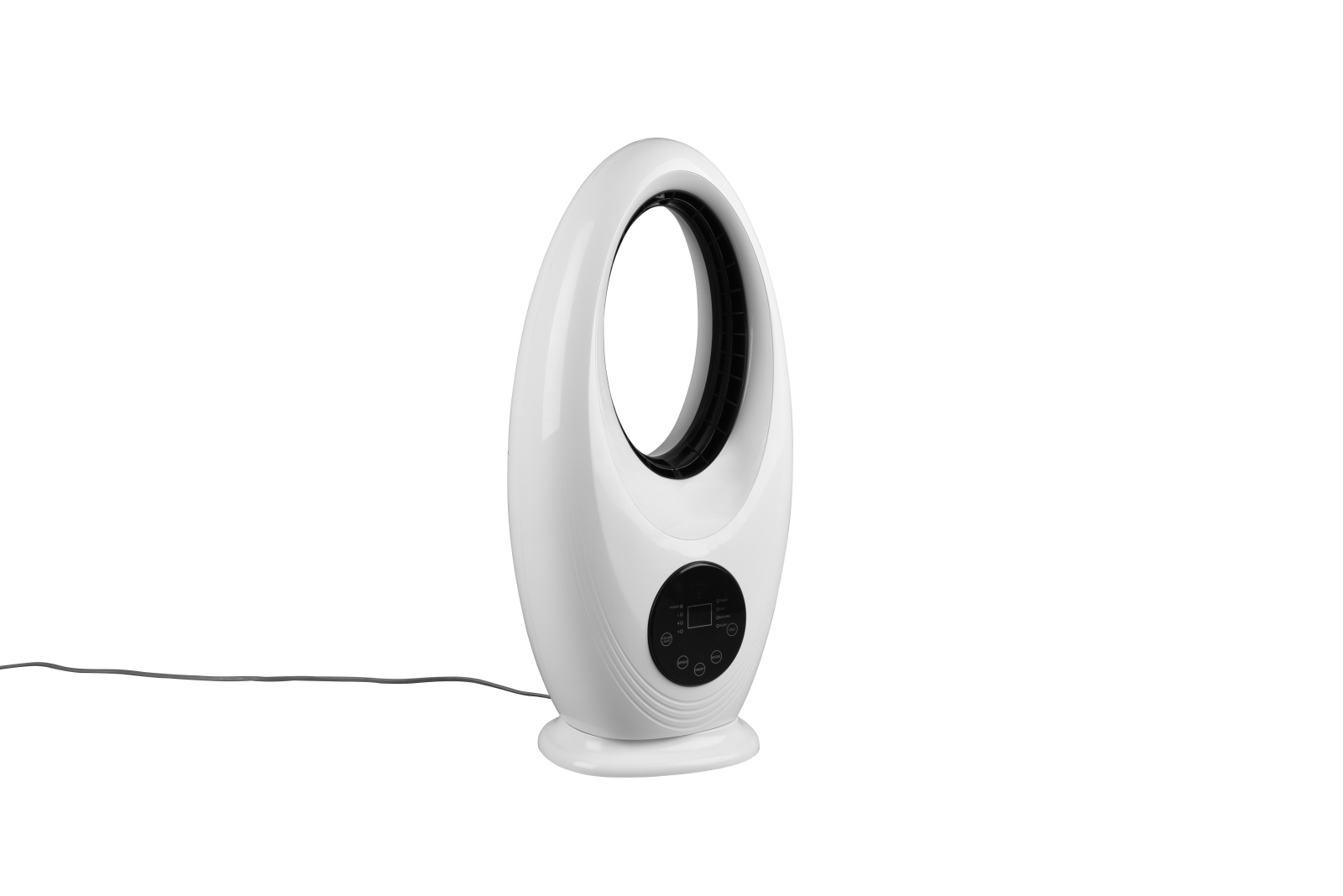 Standventilator - weiß - 3-Stufen - LED-Beleuchtung