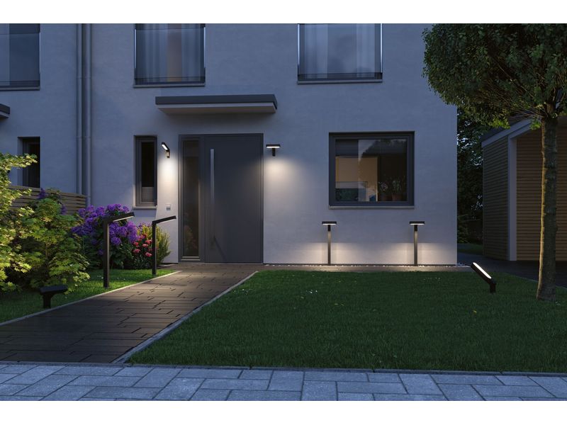 Paulmann Wegeleuchte LED Ito Horizontale Ausrichtung LED Pollerleuchte