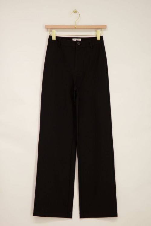 Zwarte wide leg pantalon
