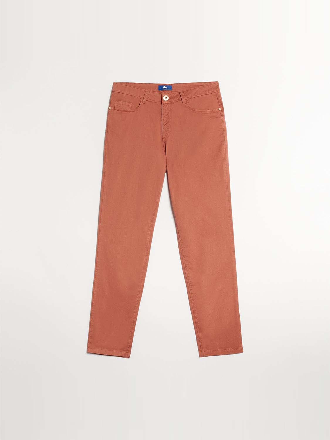 Pantalon Femme 7\/8 Coton Biologique Orange