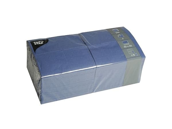 Papstar 84576, Blå, Tørkepapir, Monokromatisk, 46 g/m², 330 mm, 330 mm