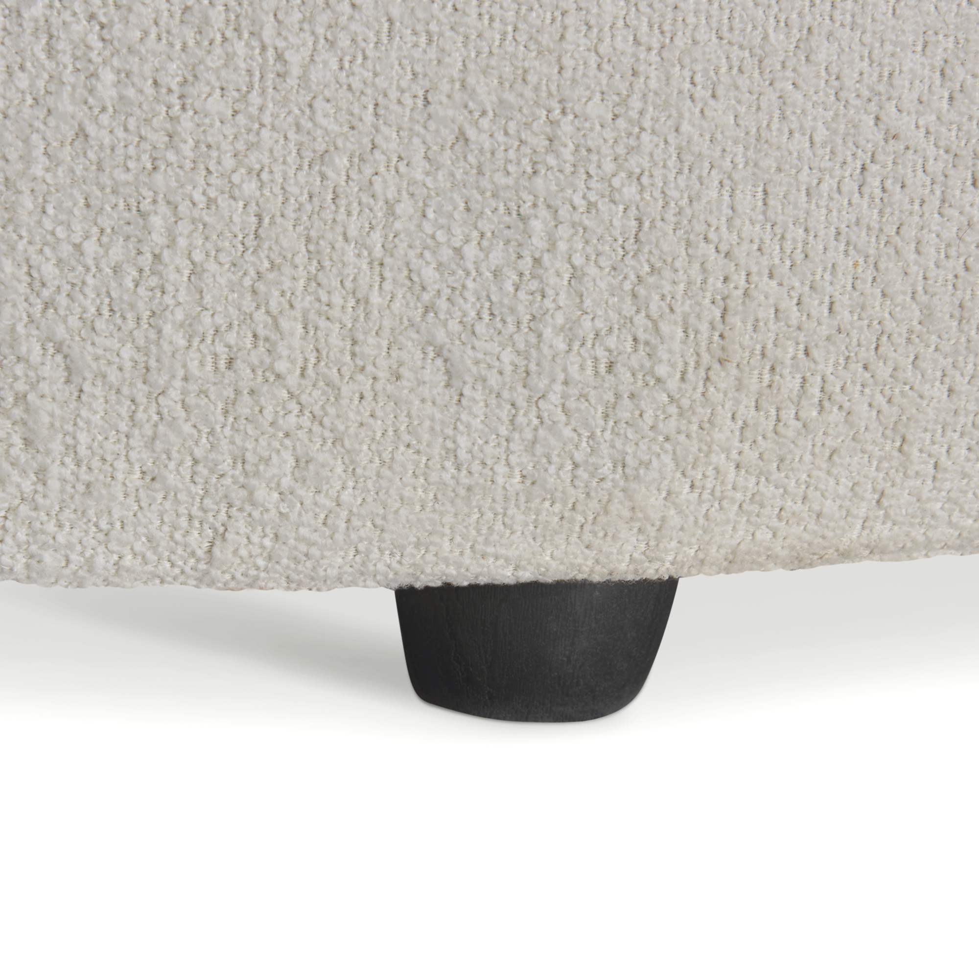 Loods 5 Design 4-zitsbank Curvy rechts 4-zits met vaste ottoman rechts | Alpine Ivory White 101