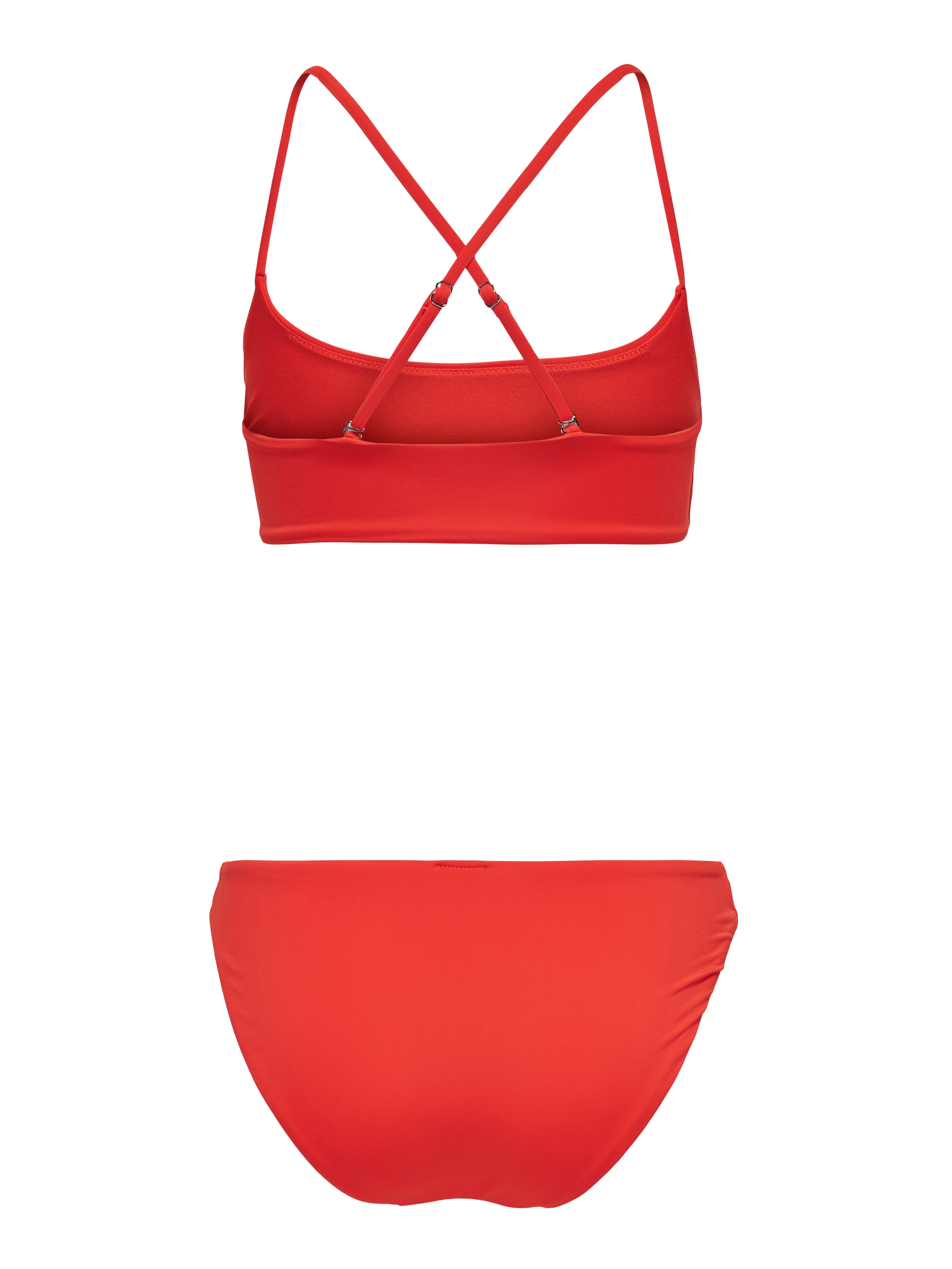 ONLSUSAN Bikini Set Fiery Red