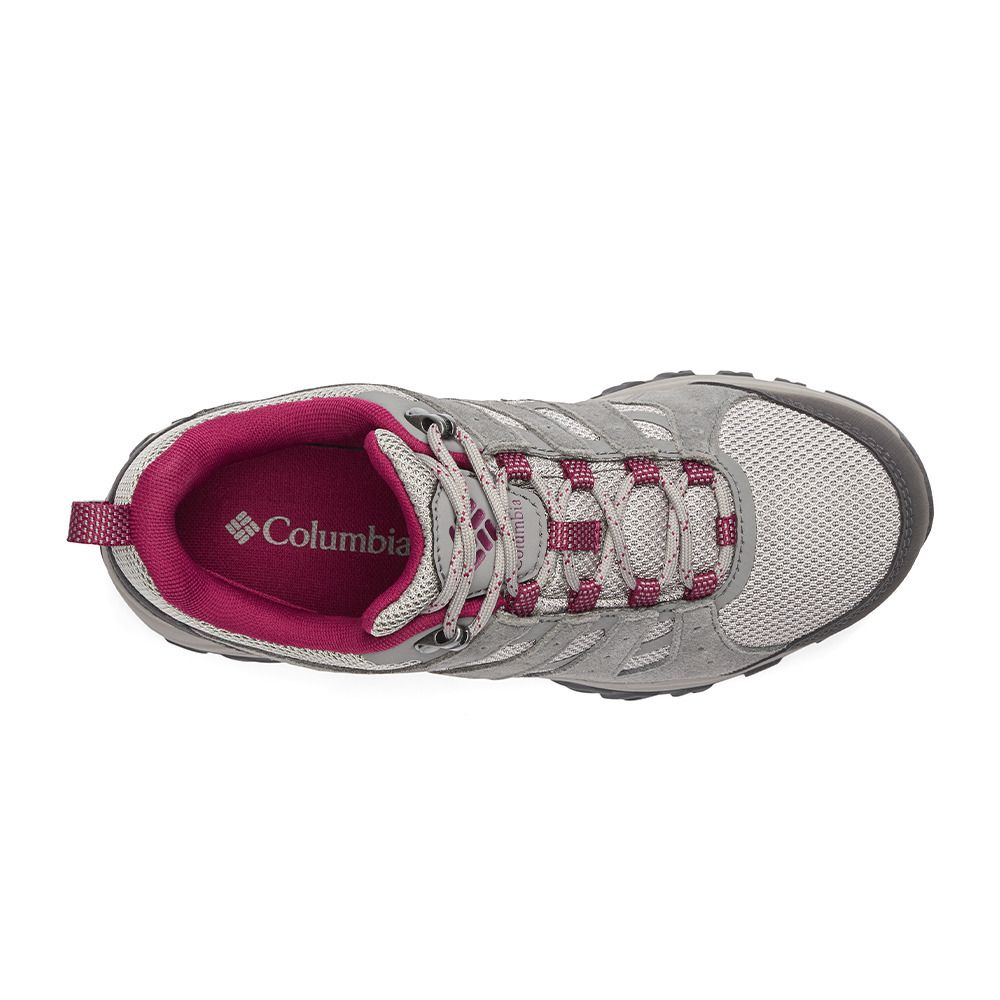Columbia REDMOND III WP - Chaussures randonné Femme ti titanium/red onion