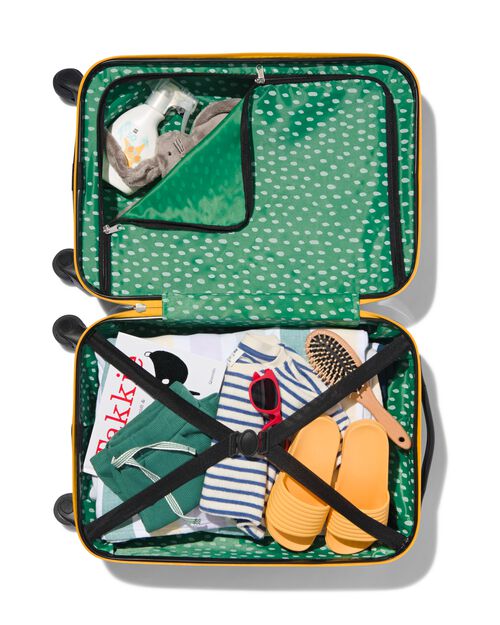 valise avec animaux 55x34x21 vert
