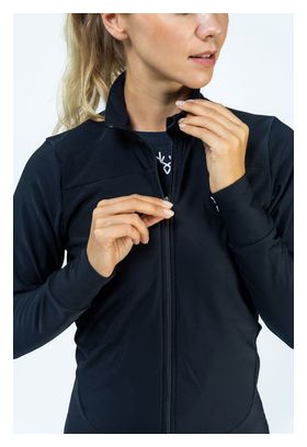 Maillot Manches Longues Femme LeBram Ventoux Uni Noir