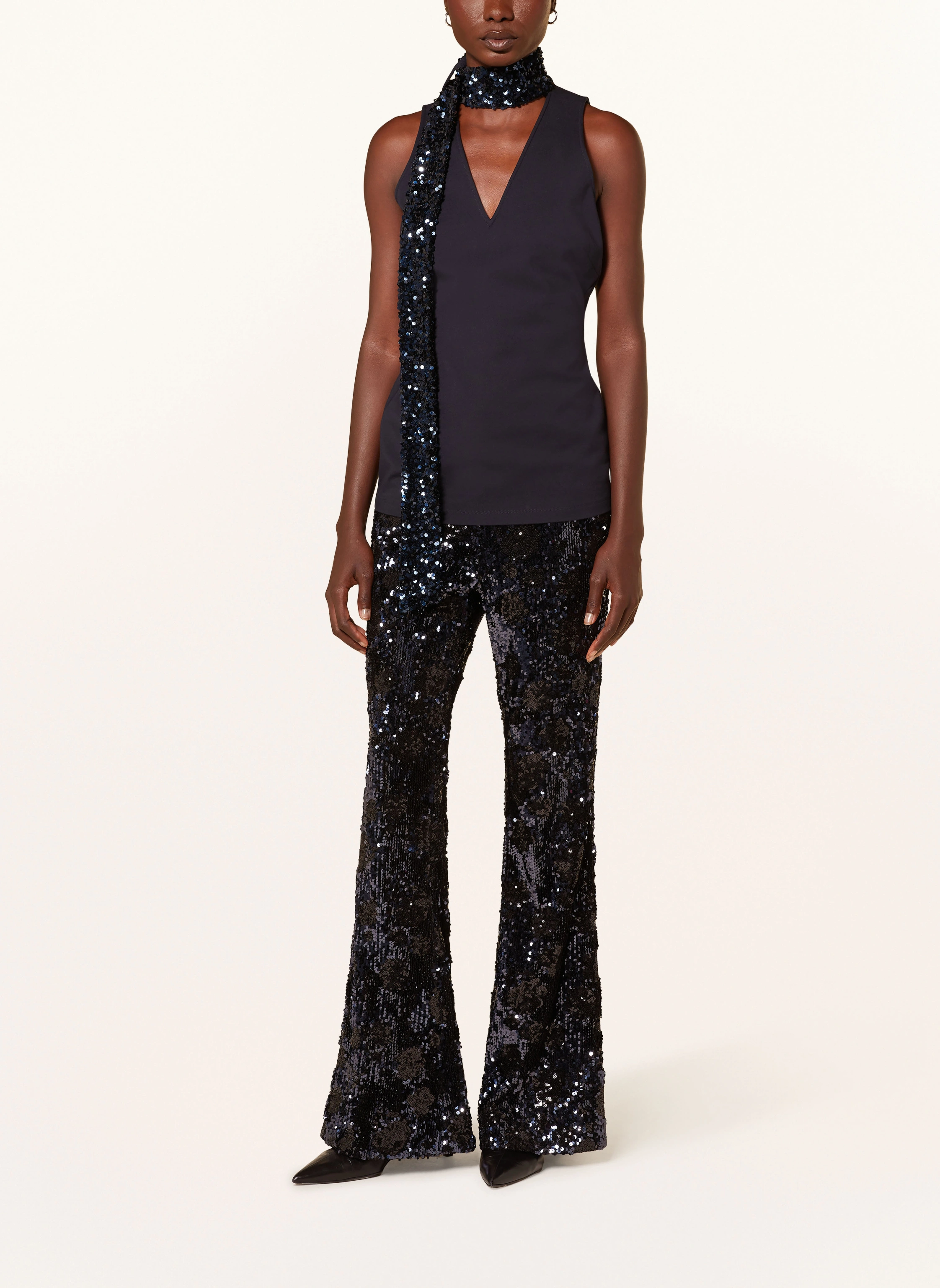 DOROTHEE SCHUMACHER Jerseyhose mit Pailletten