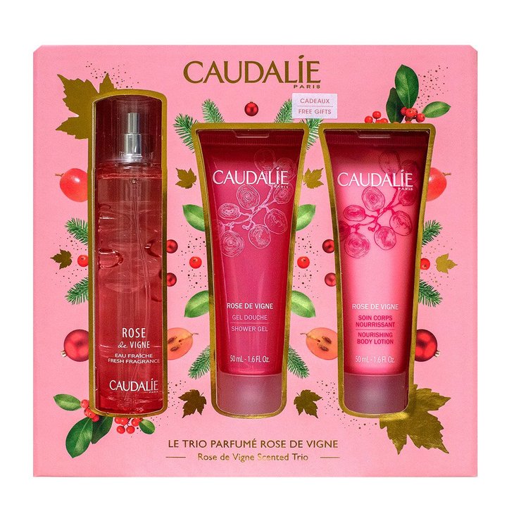 Coffret Trio parfumé Rose des vignes