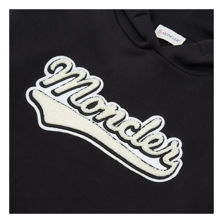 Moncler Hoodie Logo | Noir