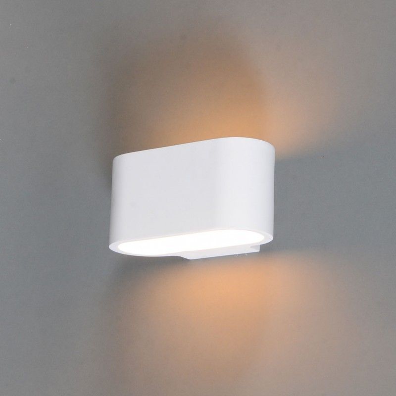 Moderne wandlamp wit plat - Gipsy Arles