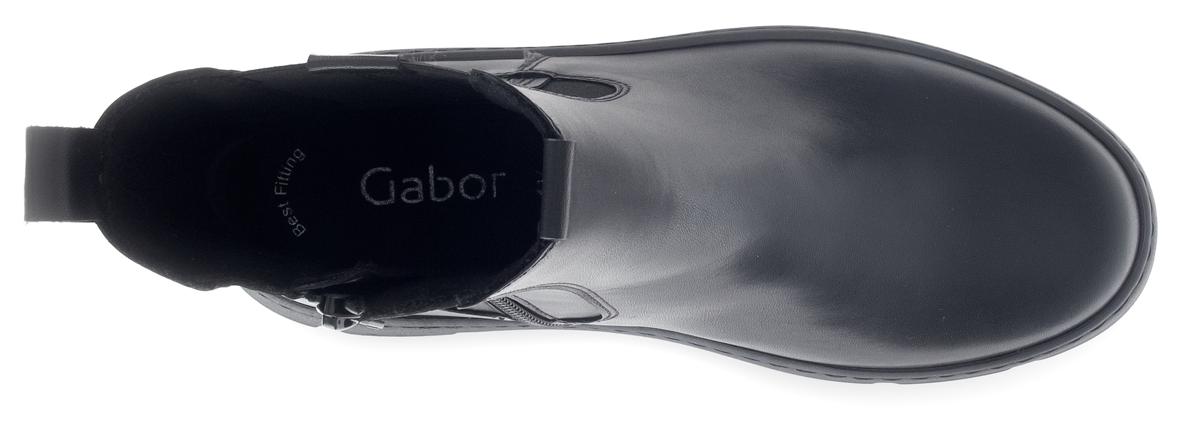 Gabor Chelseaboots  , Plateau, Schlupfboots, Stiefelette mit Best Fitting
