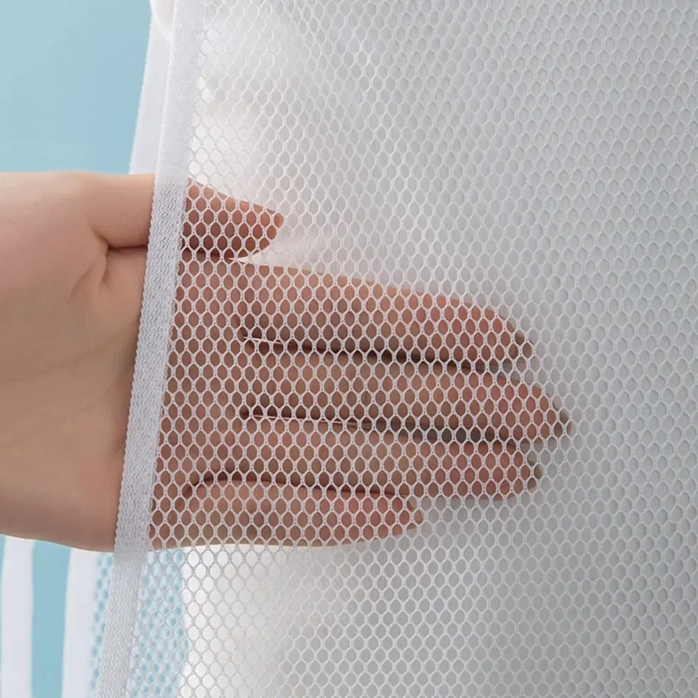 (45x58cm) Hängendes Trocknungs Netz für Kissen Faltbarer Mesh Wäsche Beutel - Weiss