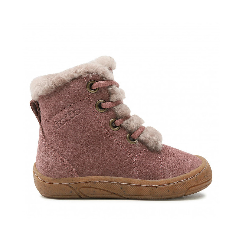 Froddo Froddo Minni Boot Everest fourrées lacets rose