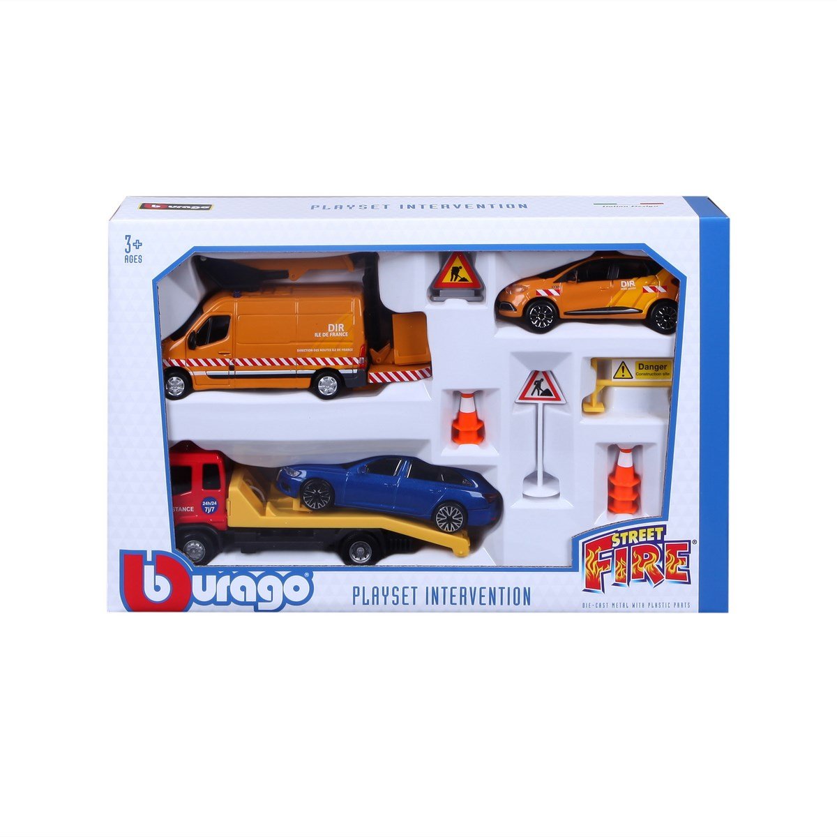 Coffret 3 véhicules d'intervention 1:43