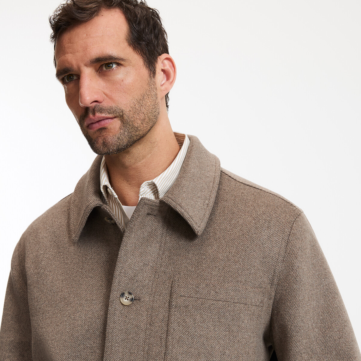 COLEÇÕES LA REDOUTE<br>Jaqueta de trabalho em lã, modelo Signature HECTOR
