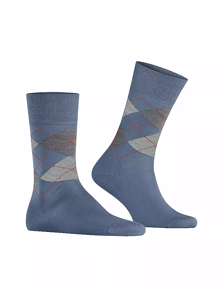 BURLINGTON Herren Socken 40-46 MANCHESTER rittersporn blau