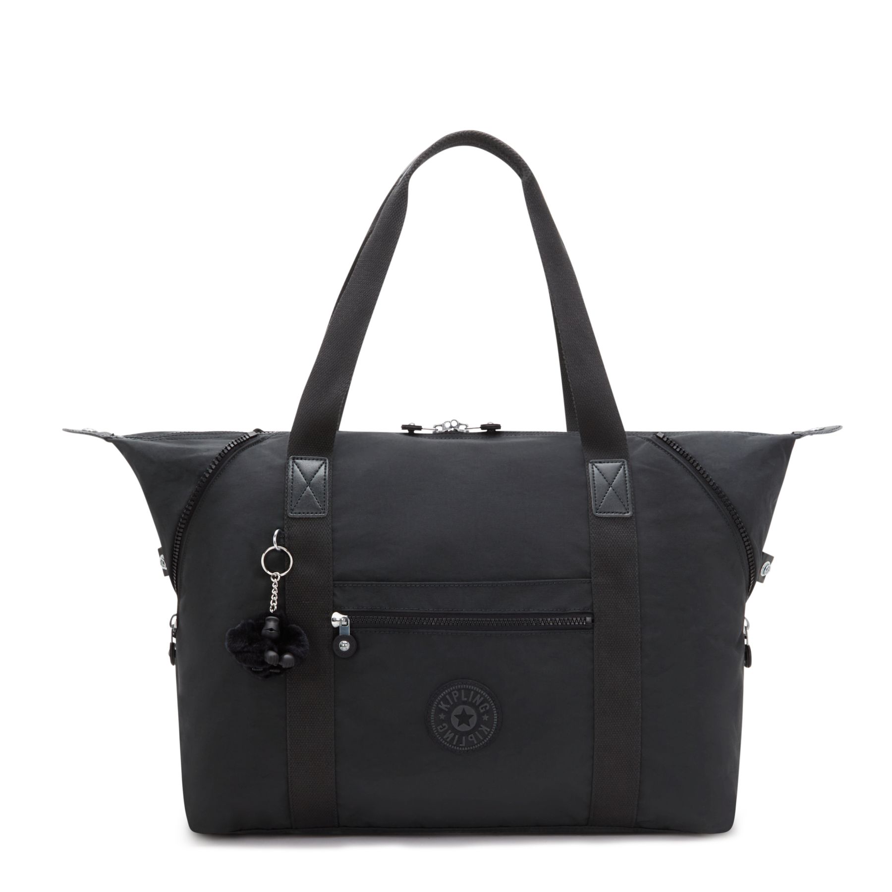 ART M Sac fourre-tout multi-usage taille moyenne avec manchon pour valise - Black Noir