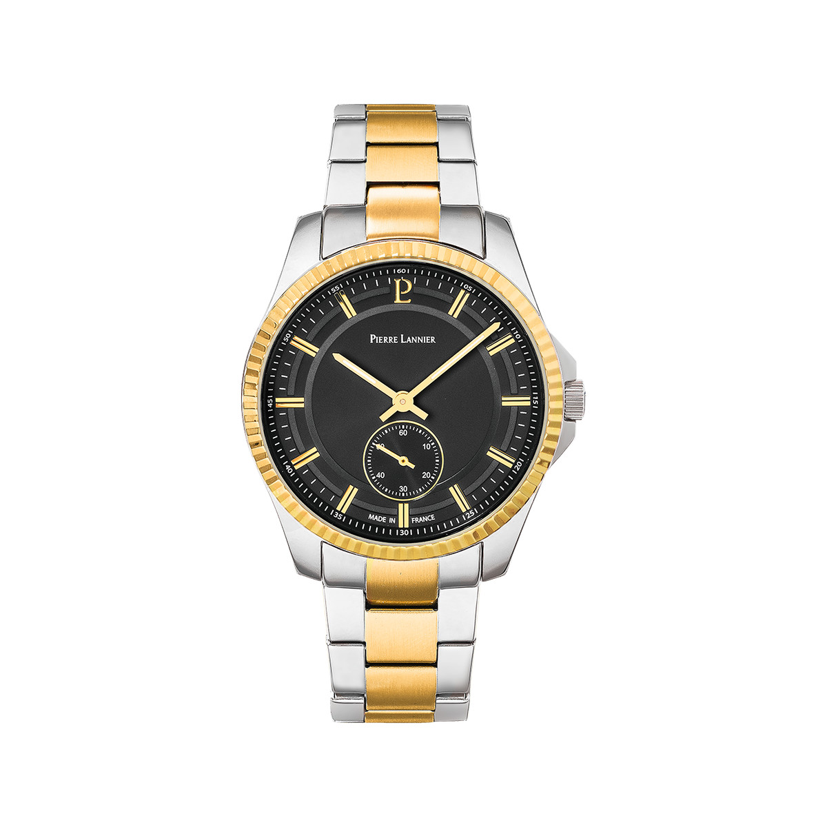 Montre PIERRE LANNIER Metropolitain homme bracelet acier bicolore