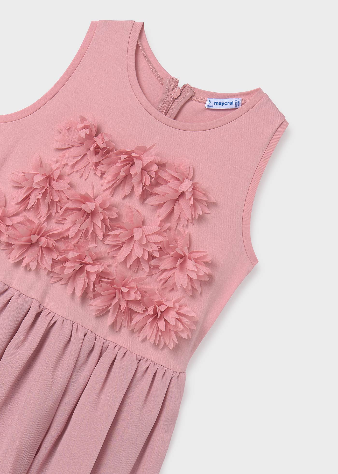 vestido infantil com apliques