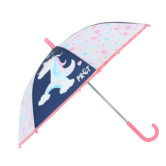 Prêt - Regenschirm - Rainbows & Daydreams - dunkelblau/rosa