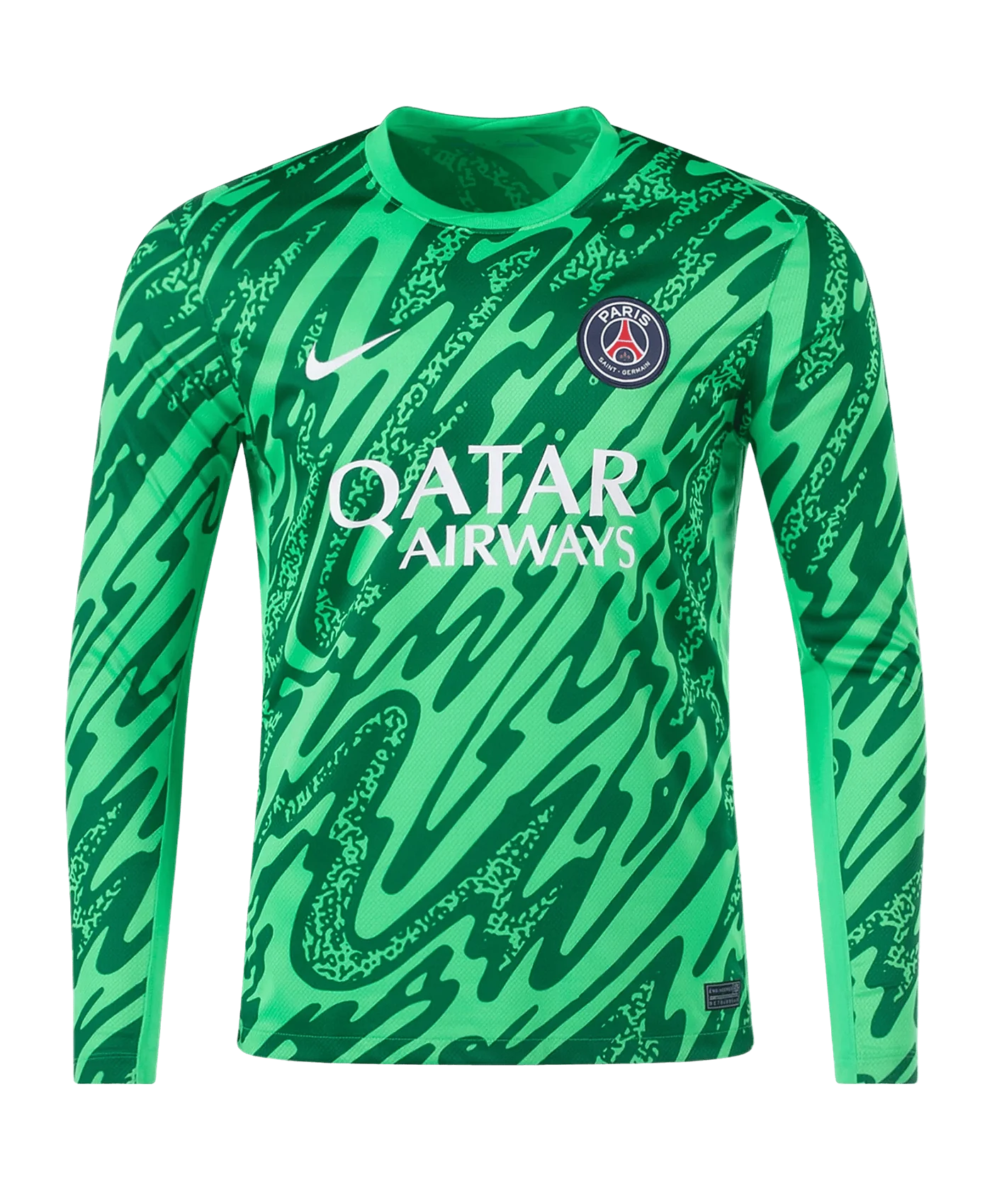 Nike Paris St. Germain Torwarttrikot langarm 2024/2025 Grün F329