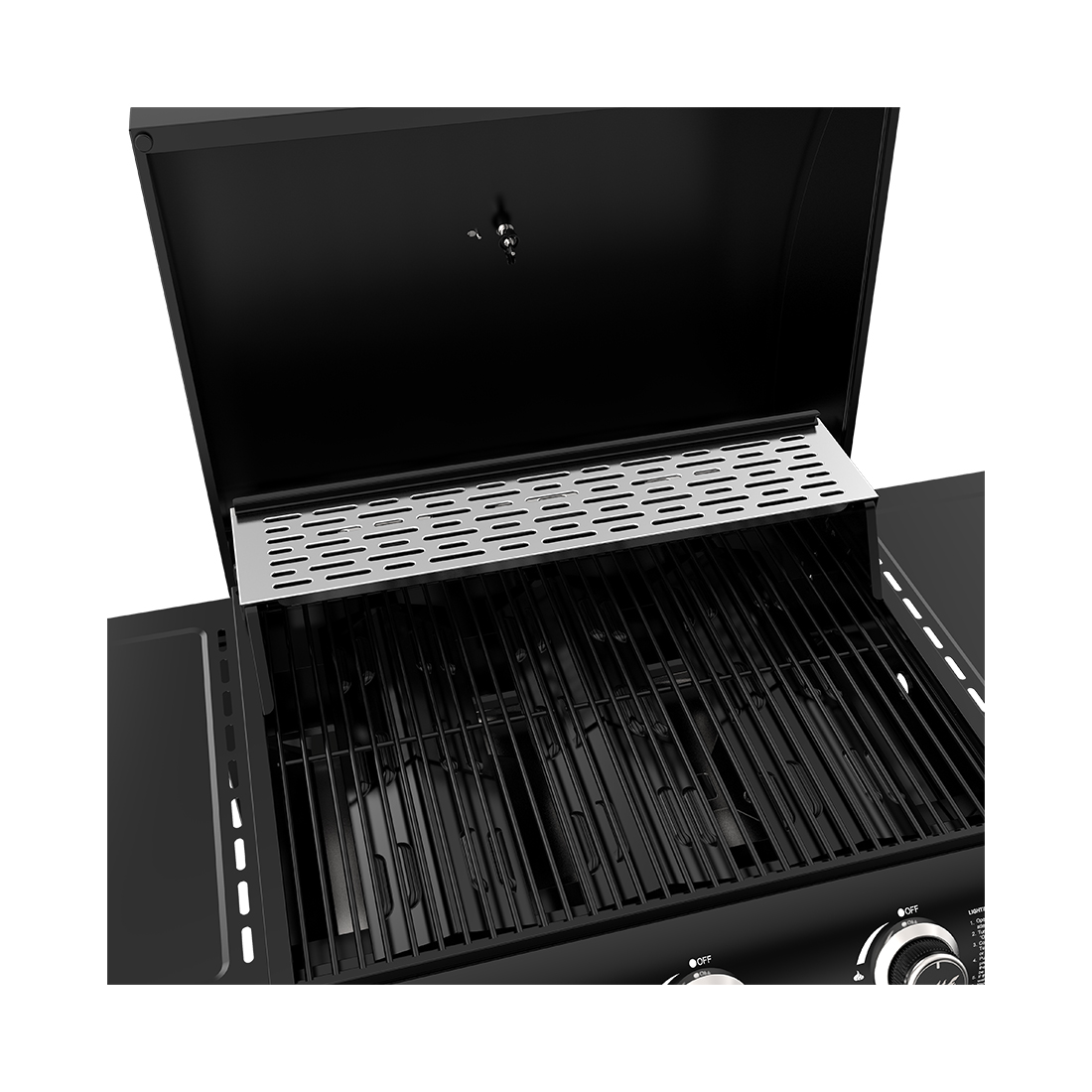 Mr.Grill Gasgrill 3 Brenner, inkl Gasschlauch und -Regler