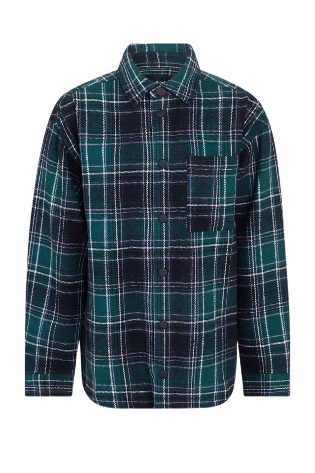 Shoeby overshirt groen/blauw