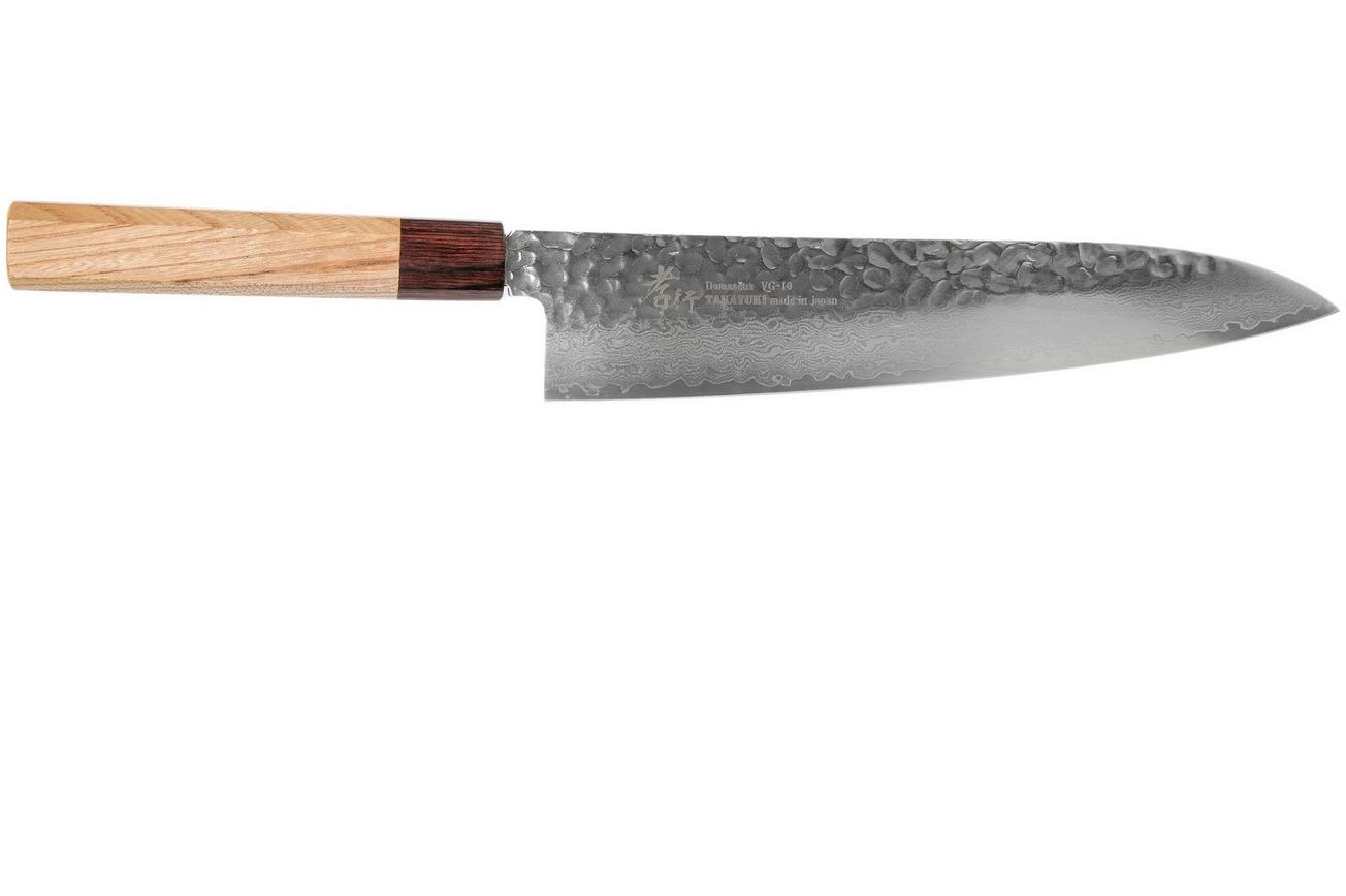 Sakai Takayuki koksmes 33-Layer Damascus Hammered WA 24 cm