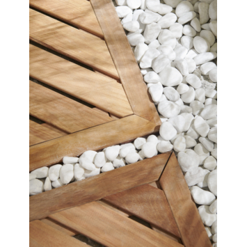 Stonewish Carrara rond 25-40 mm - zak á 25 kg